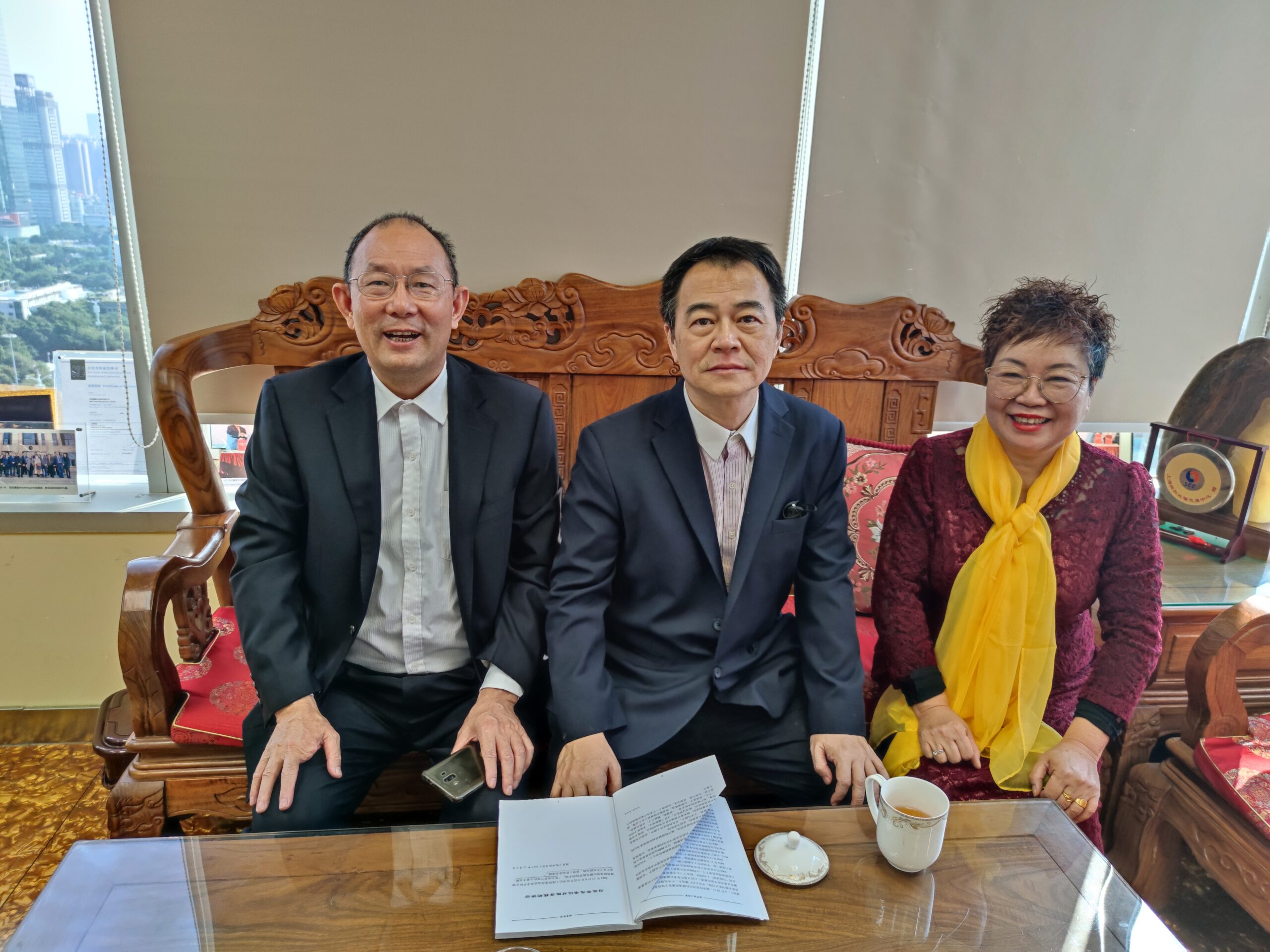香港邦盟匯駿集團(tuán)主席盧華威視察廣東邦盟匯駿